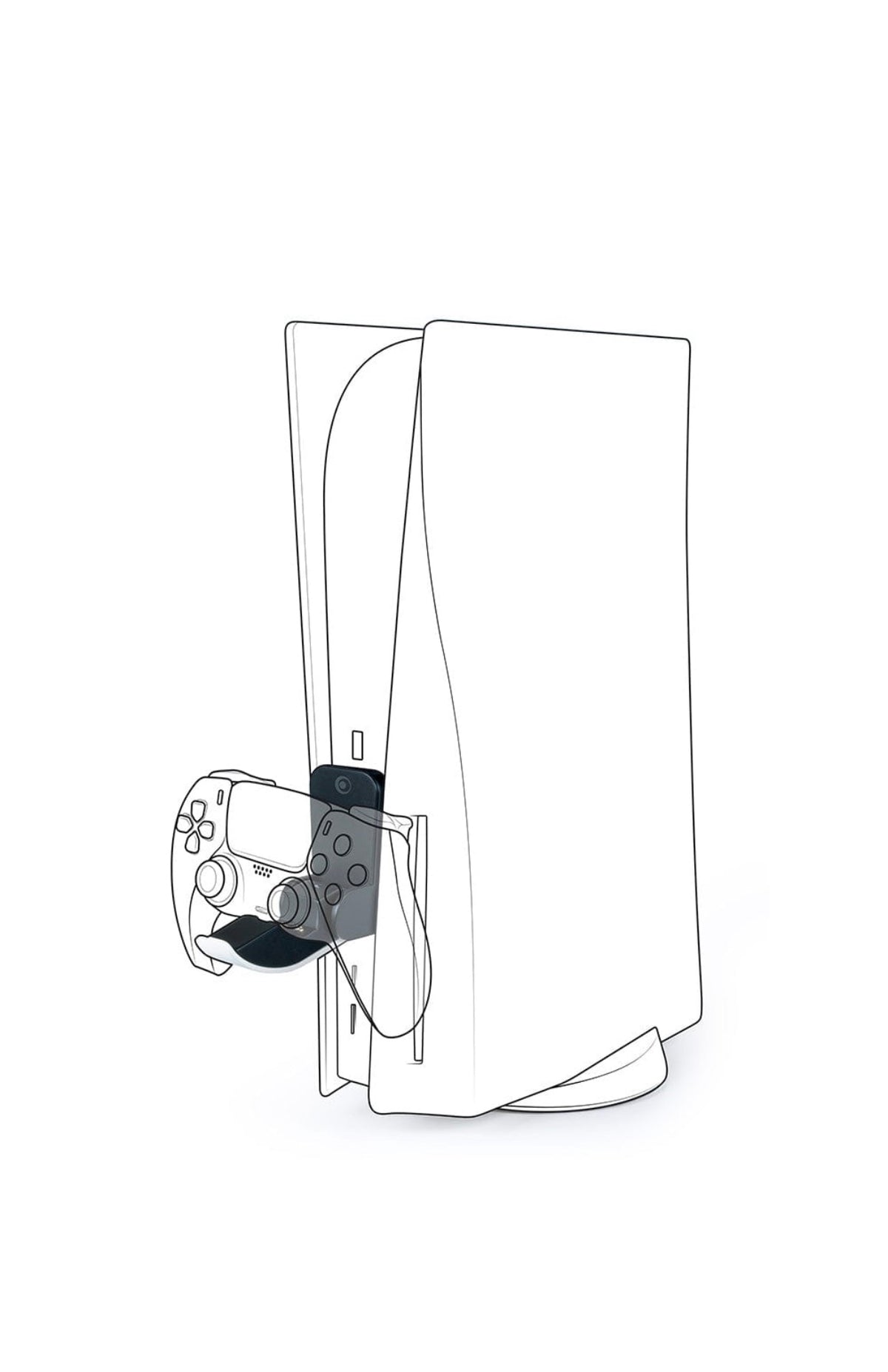 Controller Charging Dock For PS5 ( Not compatible with the PS5 SLIM or PRO)